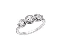 Ringe Marco Bicego Dame Forever in Gold Diamante 0.55 Ct AN06B - AN06B
